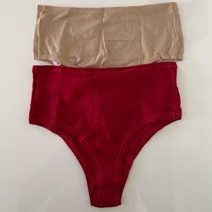 🪻2PK High-rise Stretch Thong🪻